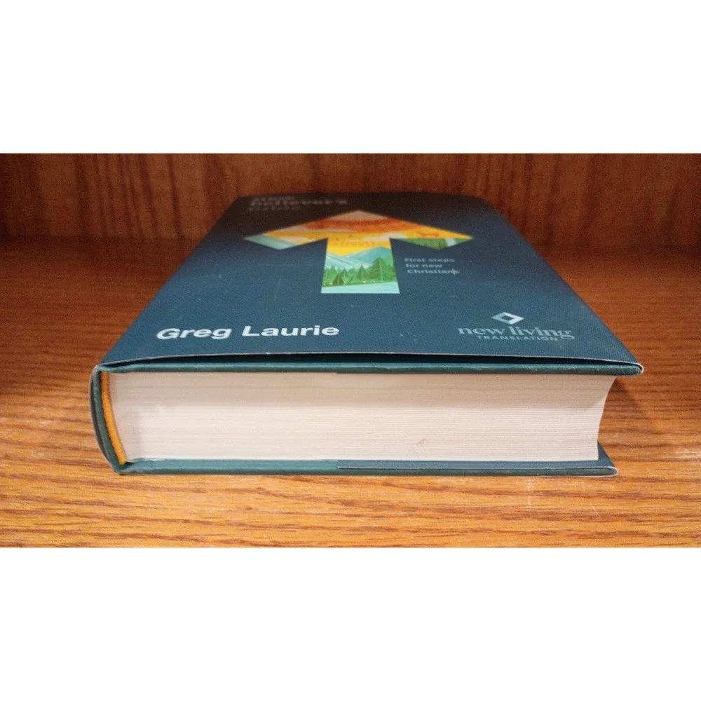 New Believer's Bible NLT Hardcover First Steps for New Christians Greg Laurie